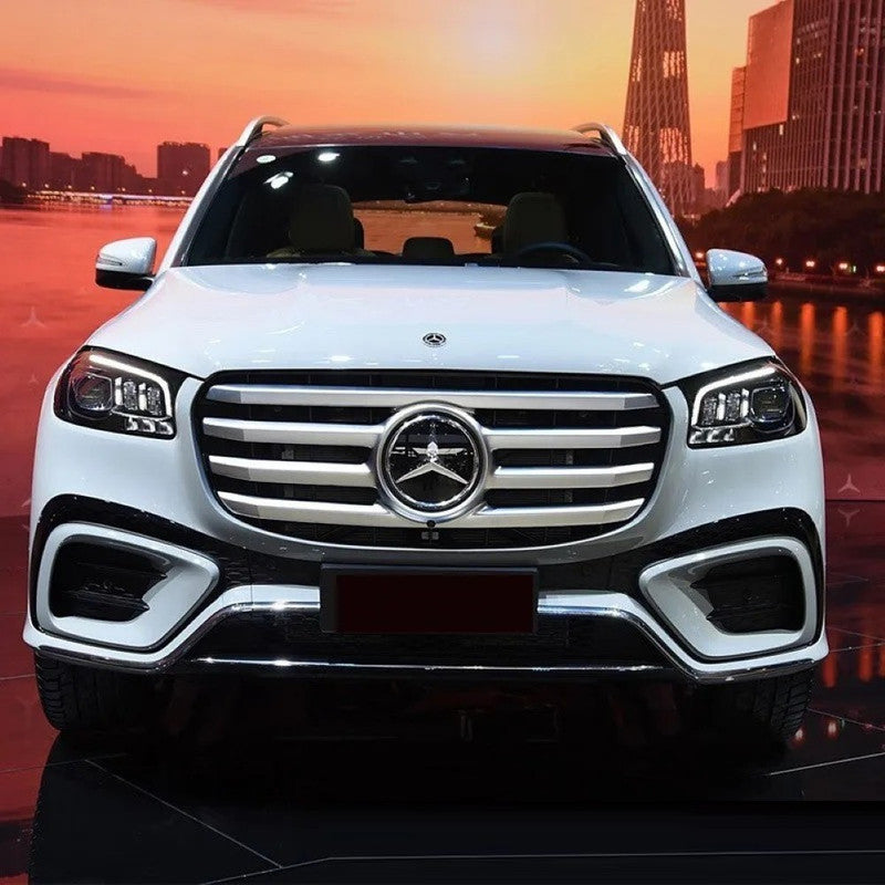 Car Craft Compatible With Mercedes Benz Gls Class W167 X167 2023-2026 Front Bumper Show Grill Standard Black