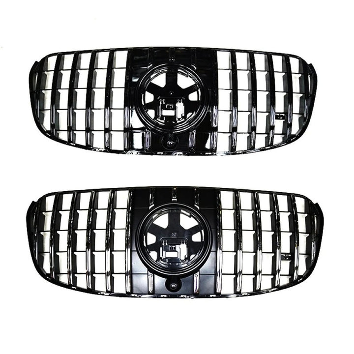 Car Craft Compatible With Mercedes Benz Gls Class W167 X167 2023-2026 Front Bumper Show Grill Standard Gtr Black
