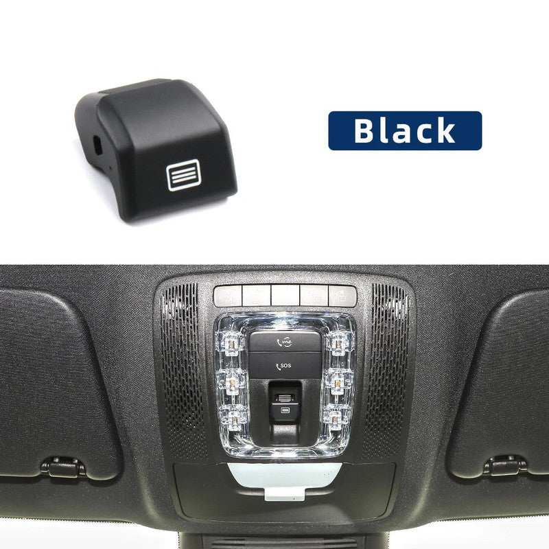 Car Craft Compatible With Mercedes Benz Gle Gls W167 2019-2025 Car Sunroof Window Roof Control Panel Switch Button Control Panel Switch Cover 00090089389051-1 Black CC-9016