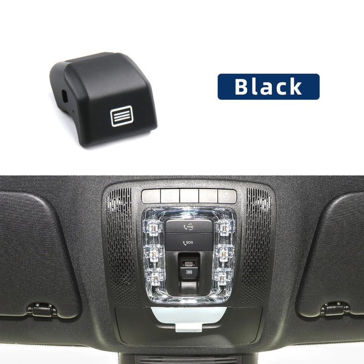 Car Craft Compatible With Mercedes Benz Gle Gls W167 2019-2025 Car Sunroof Window Roof Control Panel Switch Button Control Panel Switch Cover 00090089389051-1 Black CC-9016