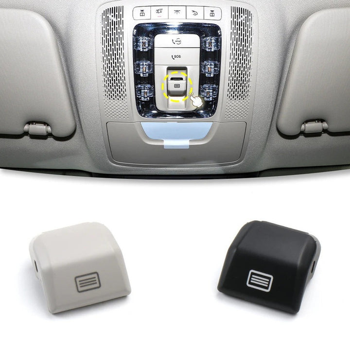 Car Craft Compatible With Mercedes Benz Gle Gls W167 2019-2025 Car Sunroof Window Roof Control Panel Switch Button Control Panel Switch Cover 00090089387h52-1 Gray CC-9017