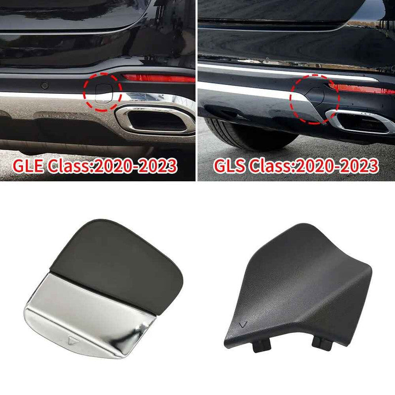 Car Craft Compatible With Mercedes Gle W167 X167 2019-2023 Rear Bumper Tow Towing Tochan Hook Cover Cap 1678852703 Unpainted - CAR CRAFT INDIA