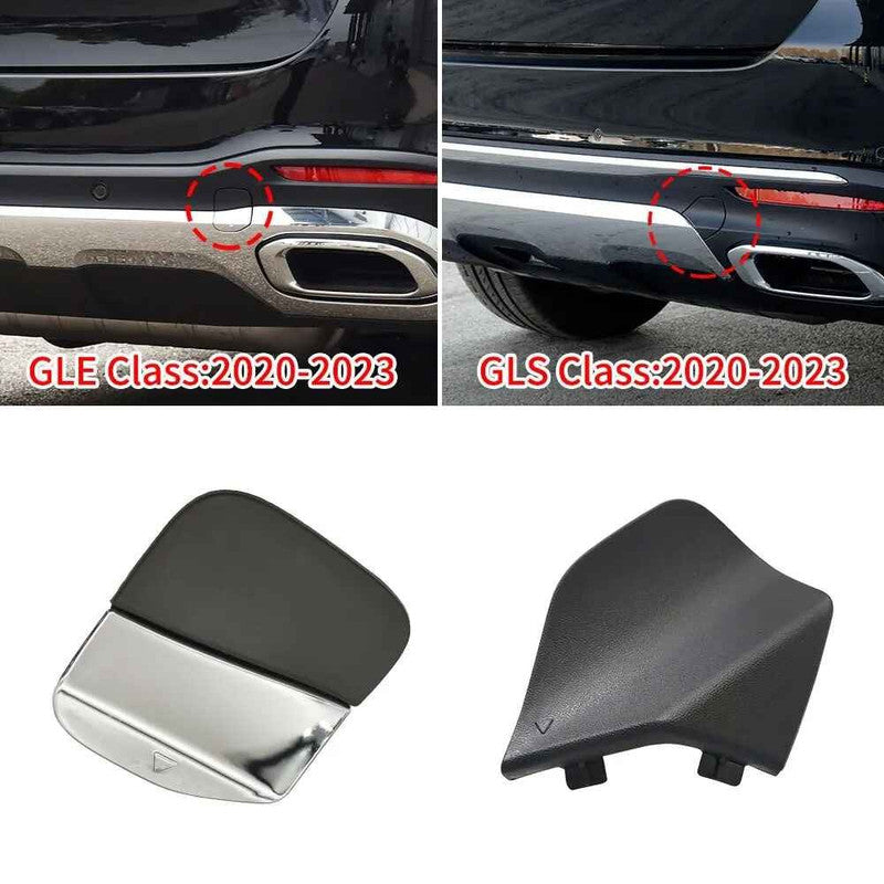 Car Craft Compatible With Mercedes Gls W167 X167 2019-2023 Rear Bumper Tow Towing Tochan Hook Cover Cap 1678856600 Unpainted - CAR CRAFT INDIA