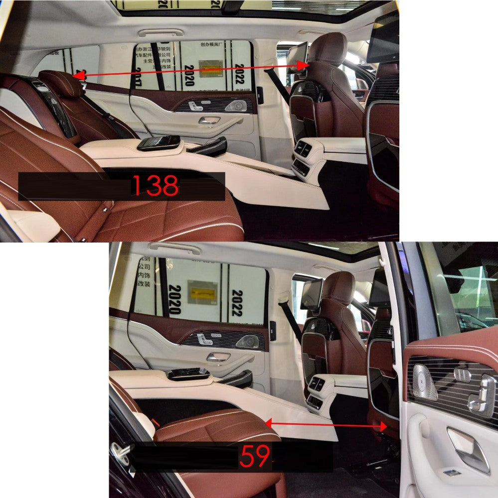 Car Craft Compatible With Mercedes Benz Gls Gls450 X167 W167 2019-2025 Maybach Gls 600 Interior Conversion Bodykit Recliner Seat Dashbord Trim Fridge Trims Seat Cover Upholistry Upholstery - CAR CRAFT INDIA