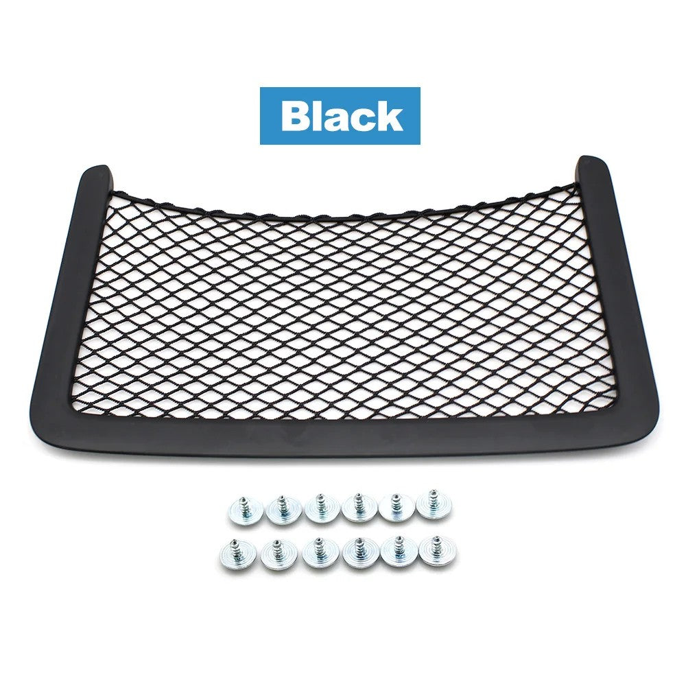 Car Craft Compatible With Mercedes Benz Gle Gls W167 X167 2019-2025 Rear Seat Backrest Storage Pocket Net Cover 16791031029e 118 Black