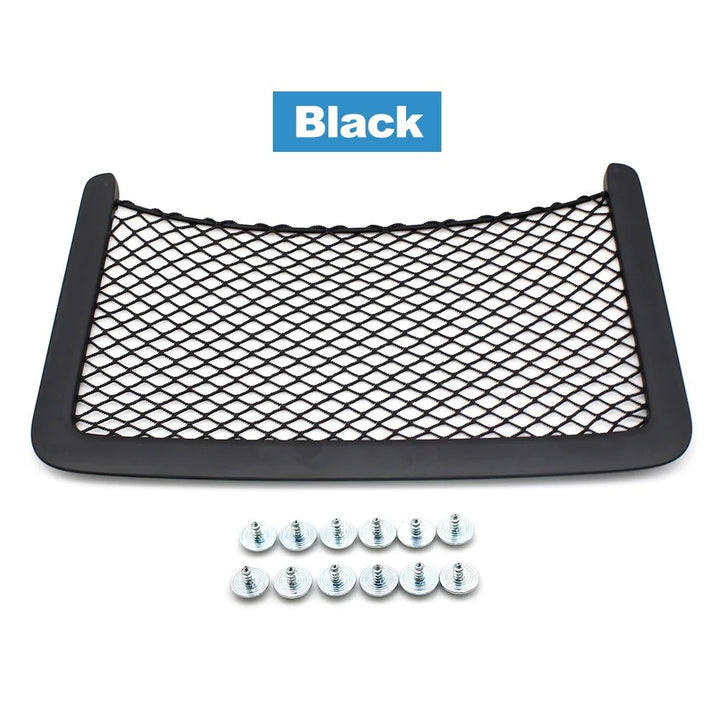 Car Craft Compatible With Mercedes Benz Gle Gls W167 X167 2019-2025 Rear Seat Backrest Storage Pocket Net Cover 16791031029e 118 Black