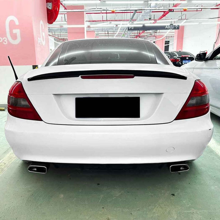 Car Craft Compatible With Mercedes Benz Slk Class R171 W171 2005-2010 Trunk Wing Lip Boot Rear Spoiler Amg Style Zst-1045 Cf Carbon Fiber Look