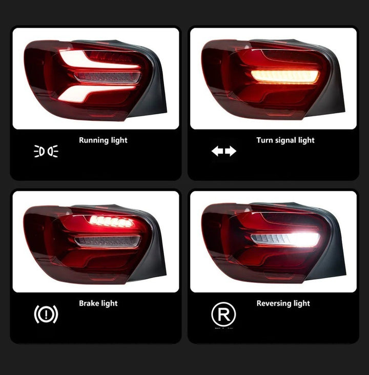 Car Craft Compatible With Mercedes Benz A Class W176 2013-2018 Car Rear Upgraded Tail Light Lamp Xenon Taillight Retrofit Upgrade Modified Led Drl Hid Smoke