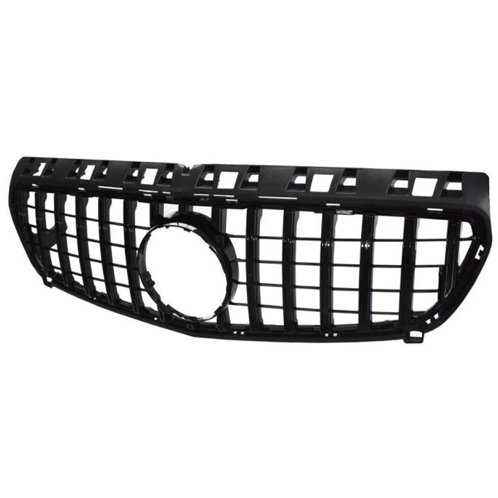 Car Craft Compatible With Mercedes Benz A Class W176 2012-2016 Front Bumper AMG Show Grill Gtr Black CC-1700