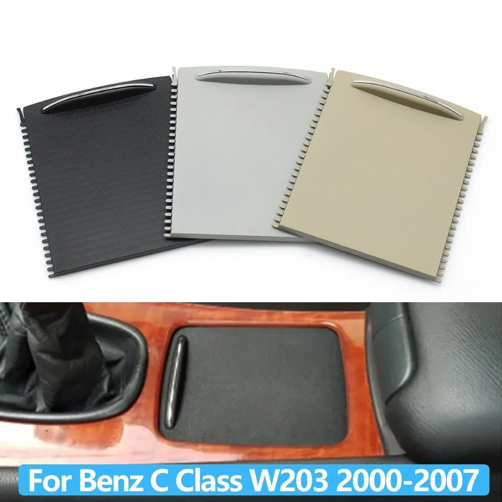 Car Craft Compatible With Mercedes Benz C Class W203 2000-2007 Car Center Console Sliding Shutter Cup Drink Holder Water Cup Holder Panel Roller Cover 20368001231434 Bg Beige