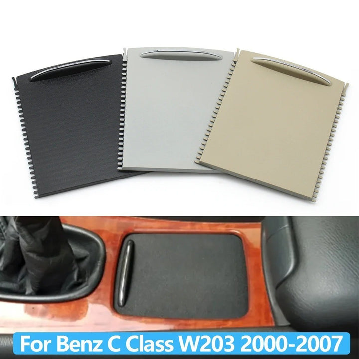 Car Craft Compatible With Mercedes Benz C Class W203 2000-2007 Car Center Console Sliding Shutter Cup Drink Holder Water Cup Holder Panel Roller Cover 20368001231434 Bg Beige