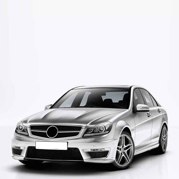 Car Craft Compatible With Mercedes Benz C Class W204 2011-2014 Front Bumper Upgrade Convert To Amg C63 Amg Bumper Bodykit Gc W204-005