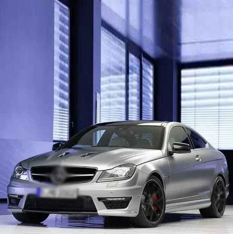 Car Craft Compatible With Mercedes Benz C Class W204 2011-2014 C63 Amg Side Skirt Splitter Running Board Gc W204-008