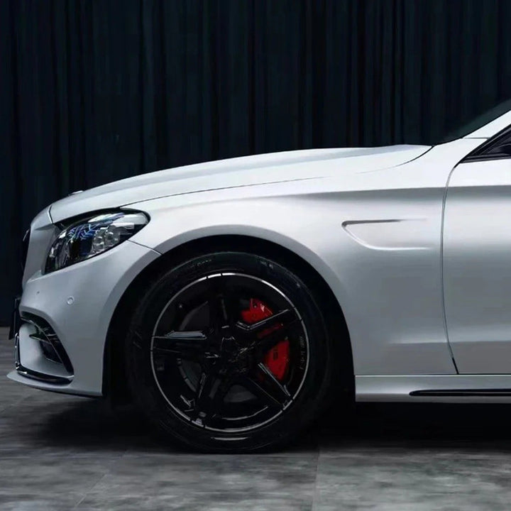 Car Craft Compatible With Mercedes Benz C Class W205 C205 Coupe 2015-2021 Side Fender Fenders Upgrade Convert To Amg Amg C63 Gc W205/c205-032