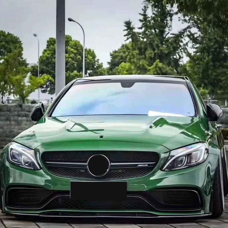 Car Craft Compatible With Mercedes Benz C Class W205 C205 Coupe 2015-2021 Front Bonnet Engine Hood Amg C63 Iron GC W205/c205-033