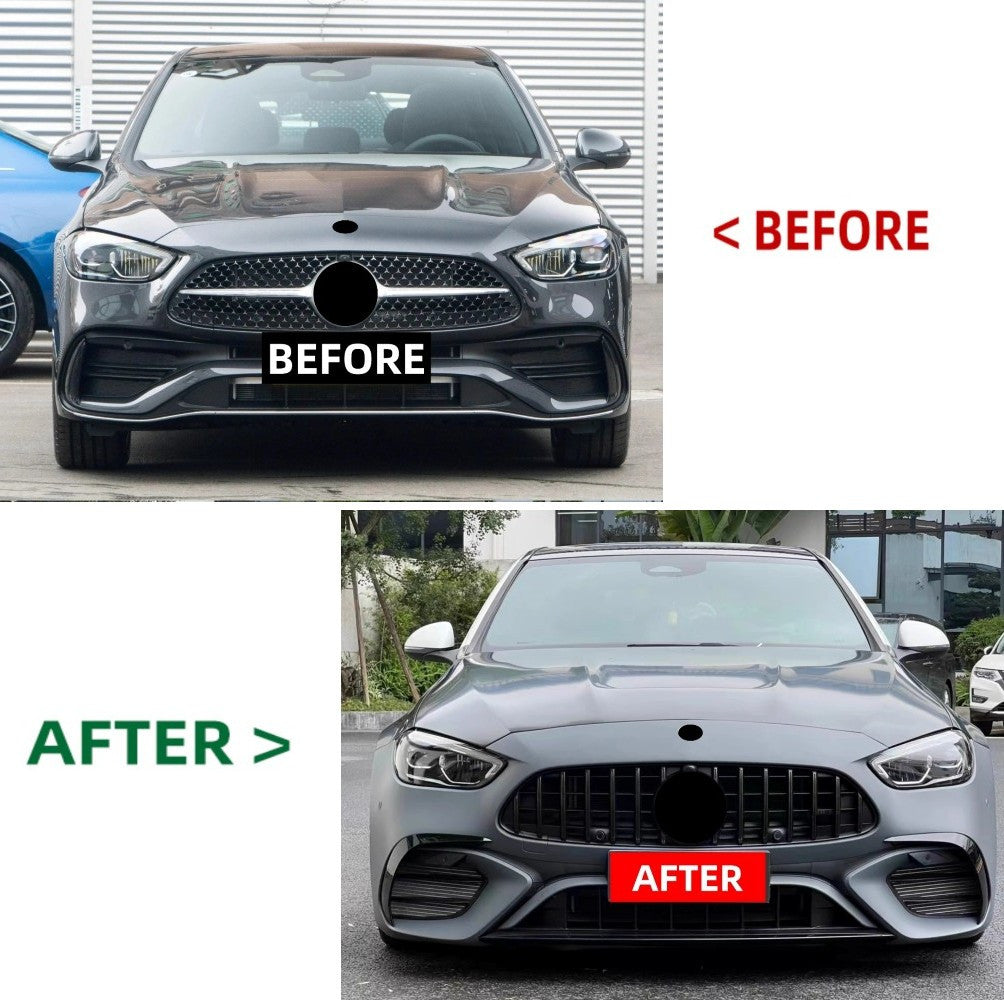 Car Craft Compatible With Mercedes Benz C Class W206 2022-2025 Front Bonnet Engine Hood Amg C63 Aluminum Gc W206-009