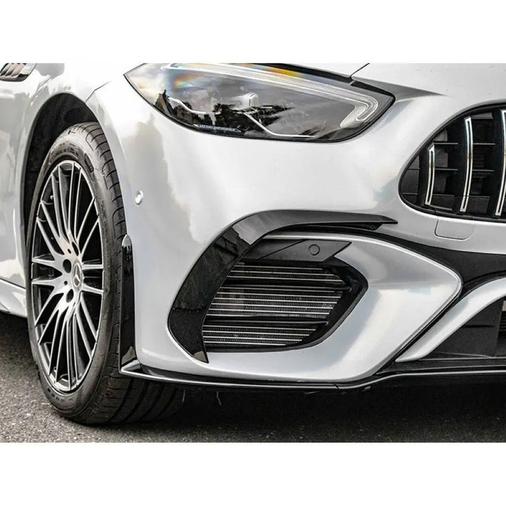 Car Craft Compatible With Mercedes Benz C Class W206 2022-2025 Amg C43 C63 Front Bumper Lip Splitter Skirts Trim Vent W206-015