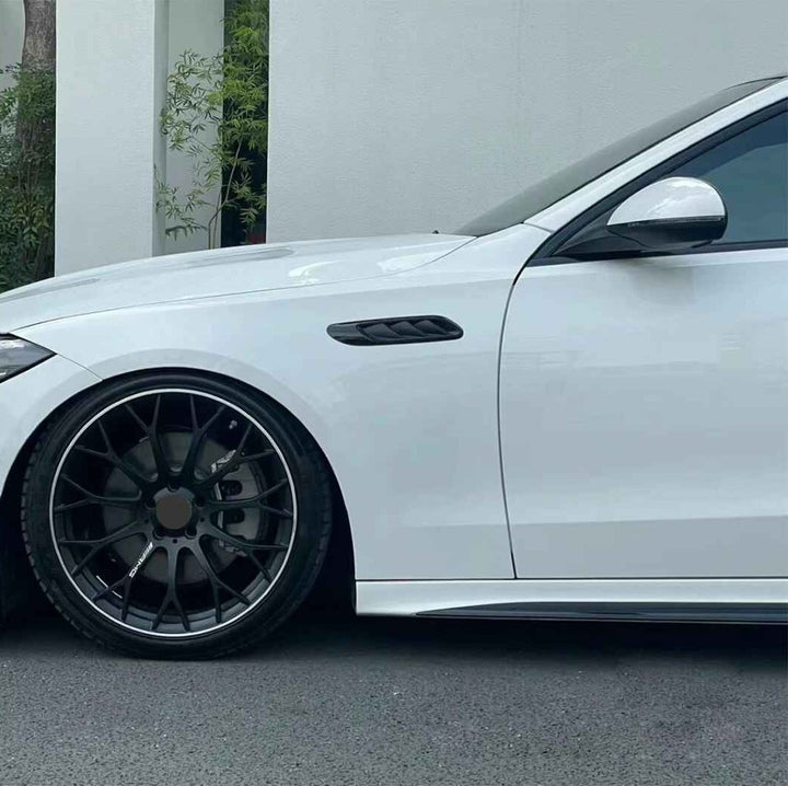 Car Craft Compatible With Mercedes Benz C Class W206 2022-2025 Side Skirt Splitter Running Board Upgrade Convert To Amg Amg C63 Side Skirt Gc W206-008