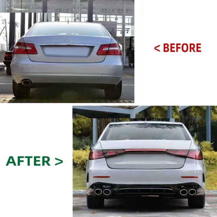 Car Craft Compatible With Mercedes Benz E Class W212 2009-2016 To W214 Lci 2024+ Amg E63 Sports Upgrade Facelift Conversion Convert Bodykit Bumper Hood Headlight Taillight B4 - CAR CRAFT INDIA
