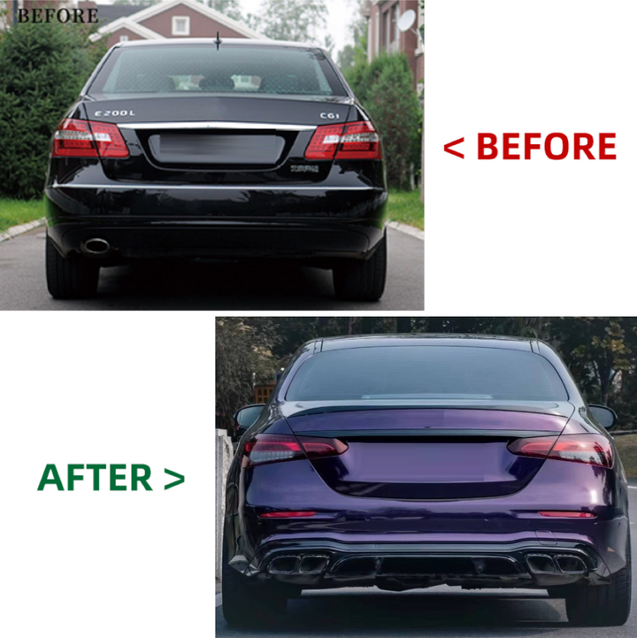 Car Craft Compatible With Mercedes Benz E Class W212 2009-2013 To W213 Lci 2021+ Amg 63 Upgrade Facelift Conversion Bodykit Bumper Hood Headlight Taillight CC-6355 - CAR CRAFT INDIA