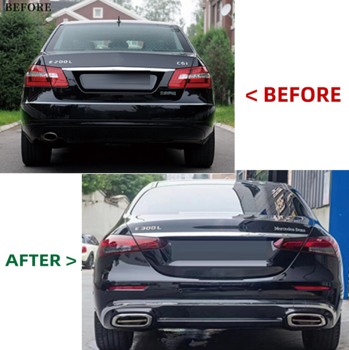 Car Craft Compatible With Mercedes Benz E Class W212 2009-2013 To W213 Lci 2021+ Maybach Upgrade Facelift Conversion Bodykit Bumper Hood Headlight Taillight CC-6357