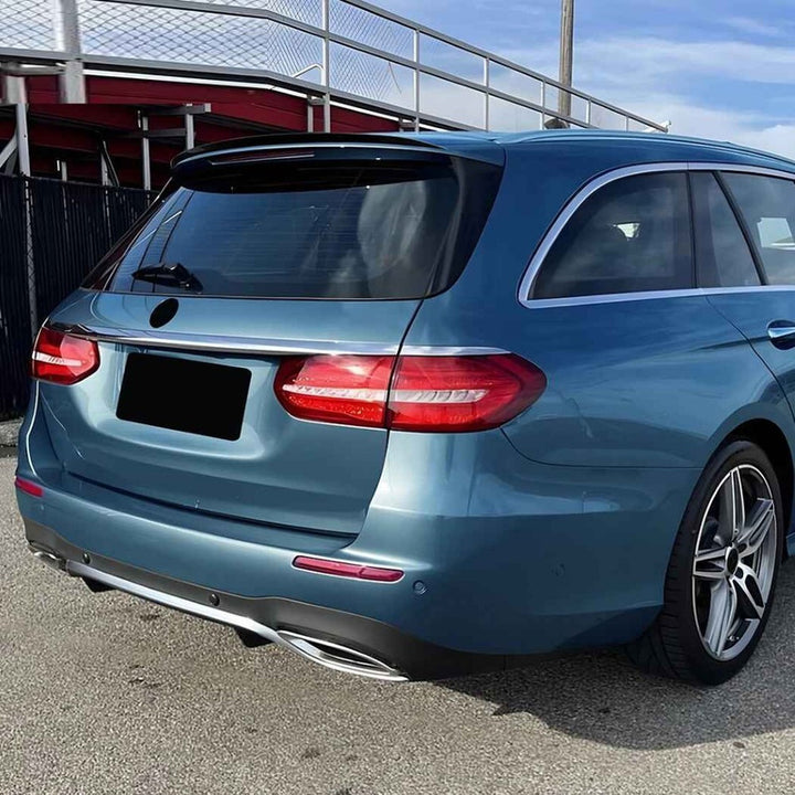 Car Craft Compatible With Mercedes Benz E Class Estate W213 S213 2016-2023 Rear Trunk Wing Boot Lip Roof Spoiler Usa Zst-1486 Gb Glossy Black