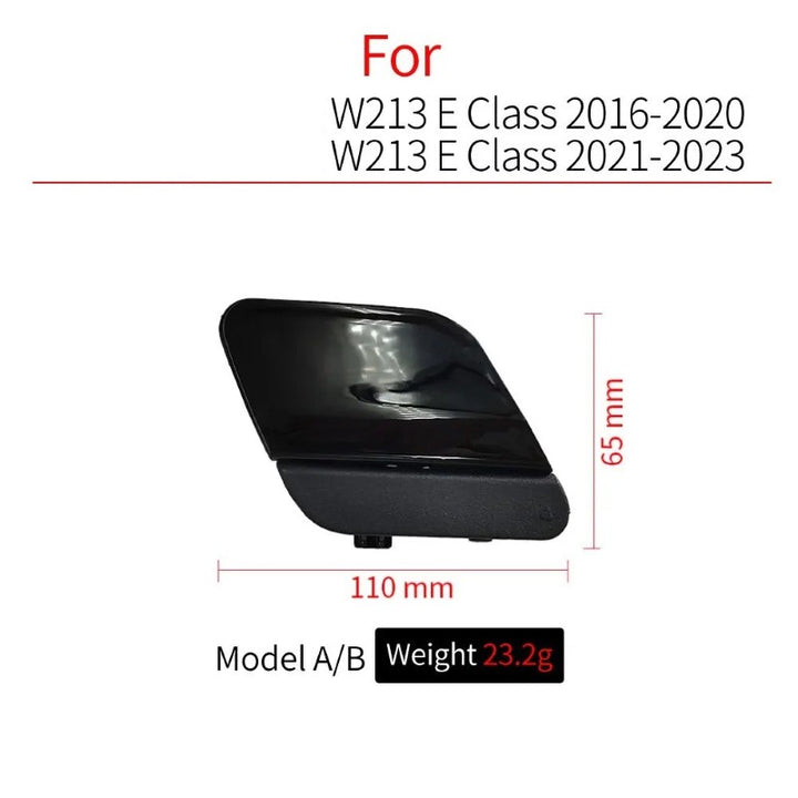 Car Craft Compatible With Mercedes E Class W213 Lci 2021-2024 Rear Bumper Trailer Tow Towing Hook Hole Cover 2138855705 Unpainted Model B - CAR CRAFT INDIA