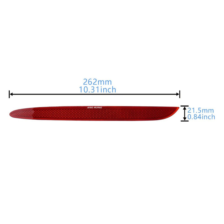 Car Craft Compatible With Mercedes Benz E Class W213 2017-2023 Rear Bumper Reflector Fog Light Warning Lamp Reflective Strips 2178200174 Kl Left CC-7939