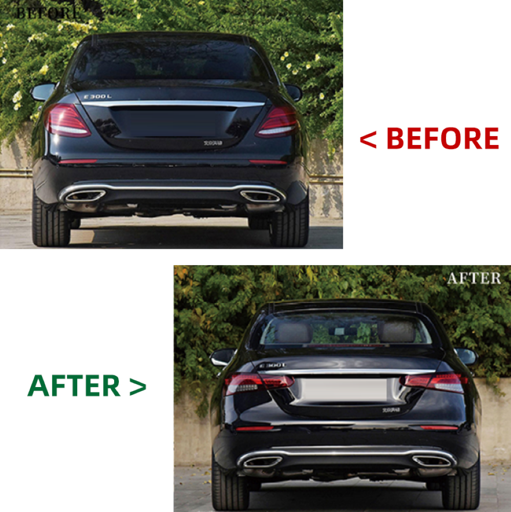 Car Craft Compatible With Mercedes Benz E Class W213 2016-2020 To W213 Lci 2021+ Executive Upgrade Facelift Conversion Bodykit Bumper Hood Headlight Taillight CC-6360