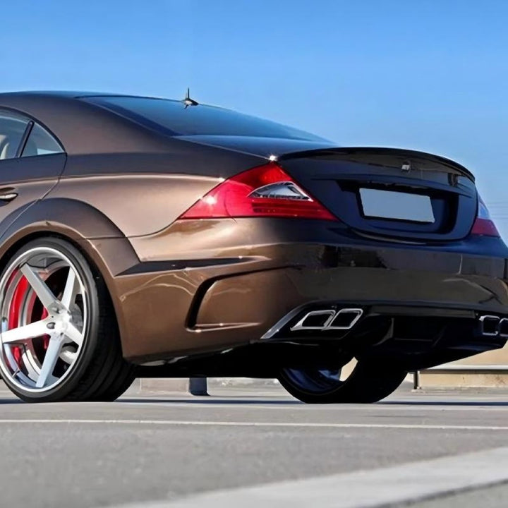 Car Craft Compatible With Mercedes Benz Cls W219 2005-2010 Rear Trunk Wing Boot Lip Spoiler Amg Style Ar-benz-0118 Gb Glossy Black CC-8570