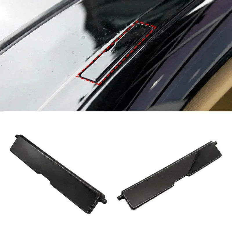 Car Craft Compatible With Mercedes Benz S Classs W221 2006-2013 Roof Rail Racks Cap Cover Shell Roof Side Garnish Lid Luggage Rack Cover 2216900980 Unpainted