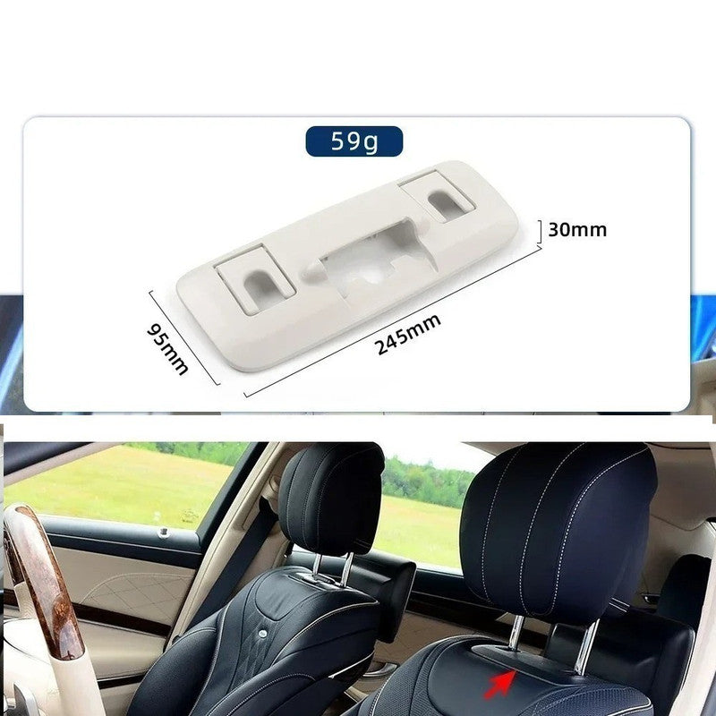 Car Craft Compatible With Mercedes Benz S Class W222 2014-2020 Seat Headrest Backrest Adjustment Clamp Cover 22291013129051 Black Pessenger Side CC-9060