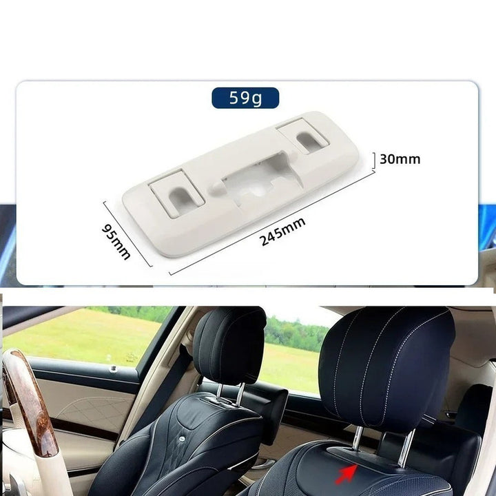 Car Craft Compatible With Mercedes Benz S Class W222 2014-2020 Seat Headrest Backrest Adjustment Clamp Cover 22291013129051 Black Pessenger Side CC-9060