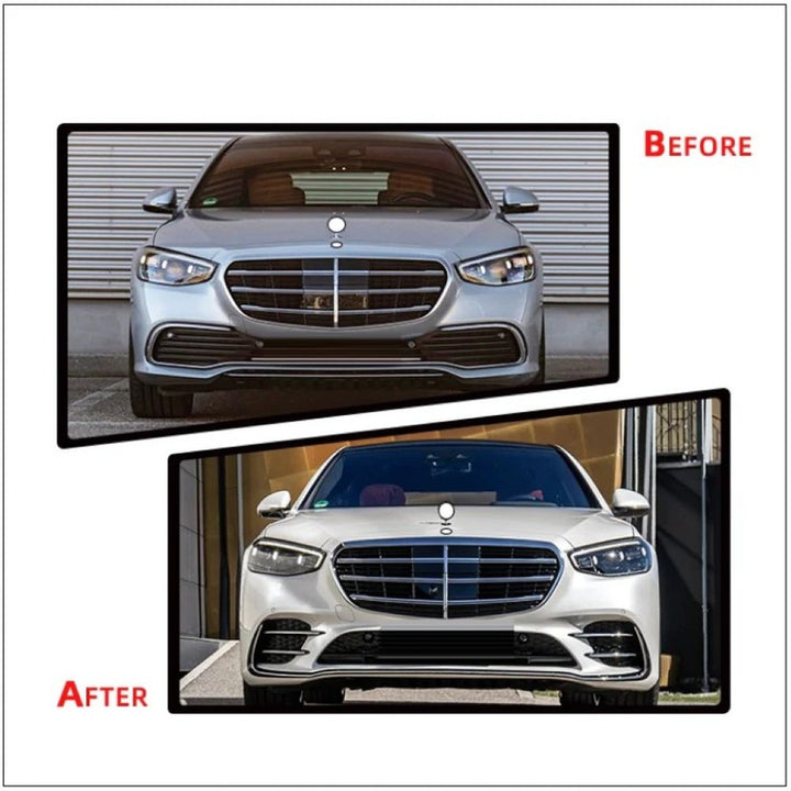 Car Craft Compatible With Mercedes Benz S Class W223 2021-2025 Front Bumper Upgrade Convert To S450 Amg Bumper Bodykit Gc W223-007 CC-9717 - CAR CRAFT INDIA
