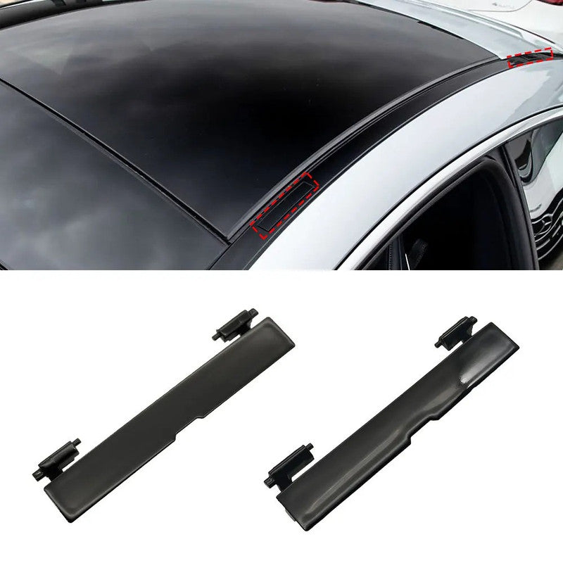 Car Craft Compatible With Mercedes Benz Cle Class Coupe W236 2024-2026 Car Roof Rail Molding Trim Roof Luggage Rack Cover Plate 2366905902-fl Front Unpainted CC-9567