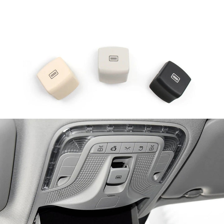 Car Craft Compatible With Mercedes Benz Vito V Class W447 W448 2016-2025 Car Sunroof Window Roof Control Panel Switch Button Control Panel Switch Cover 44790077019051-1 Black CC-9018