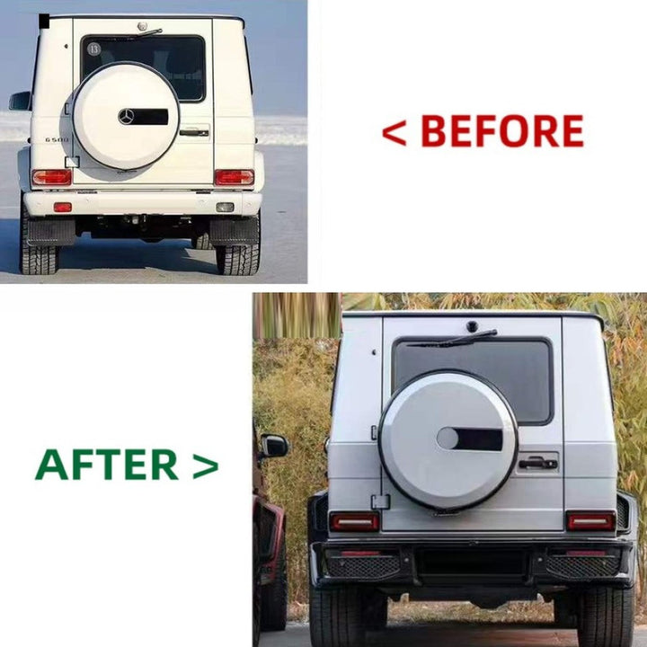 Car Craft Compatible With Mercedes Benz G Class G Wagon W463 2007-2018 Upgrade Facelift Convert To 2025 W465 Amg G65 G63 Brabus G800 Conversion Bodykit Bumper Headlight Taillight Hood - CAR CRAFT INDIA