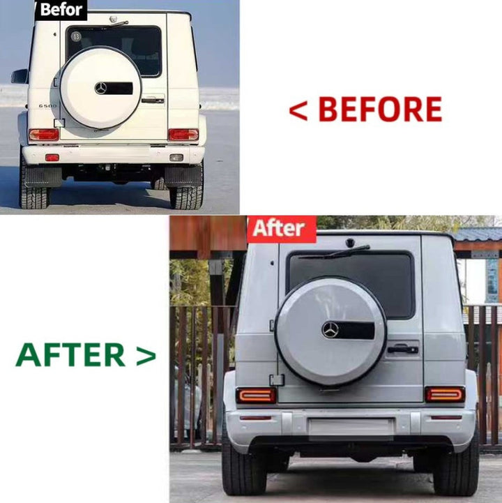 Car Craft Compatible With Mercedes Benz G Class G Wagon W463 2007-2018 Upgrade Facelift Convert To 2025 W465 Amg G65 G63 Conversion Bodykit Bumper Headlight Taillight Hood - CAR CRAFT INDIA