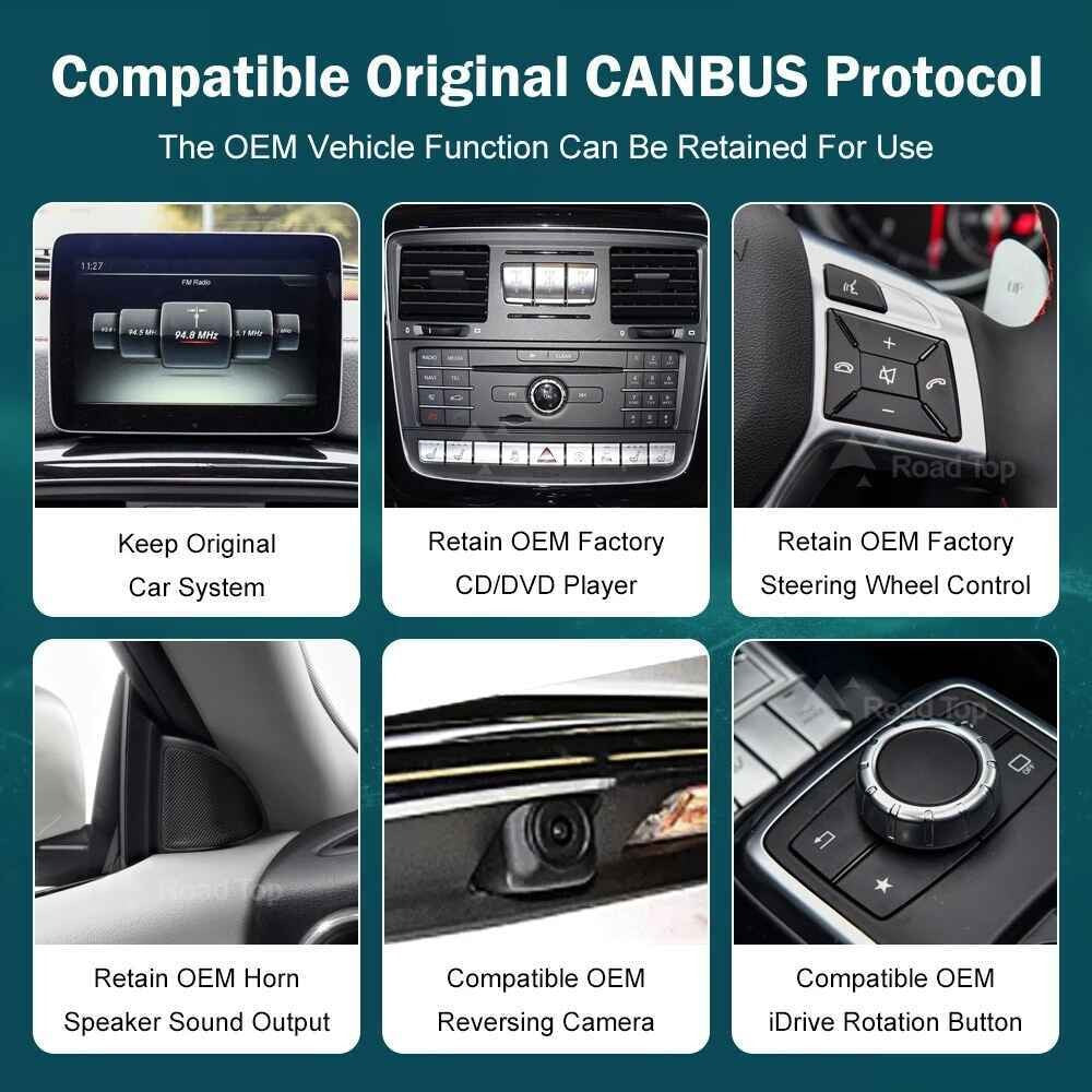 Car Craft Compatible With Mercedes G Wagon W436 W464 2013-2018 G55 G63 G60 G63 Android Multimedia Infotainment Touchscreen Dvd Player Wireless Carplay Android Auto 4gb+64gb Nbt 4.5 12.8 Inch - CAR CRAFT INDIA