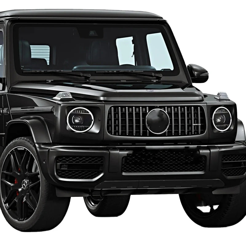 Car Craft Compatible With Mercedes Benz G Class G Wagon W464 2019-2023 Upgrade Facelift Convert To Amg G63 G55 Bodykit Front Bumper Grill Skirt Trim Wheel Arch
