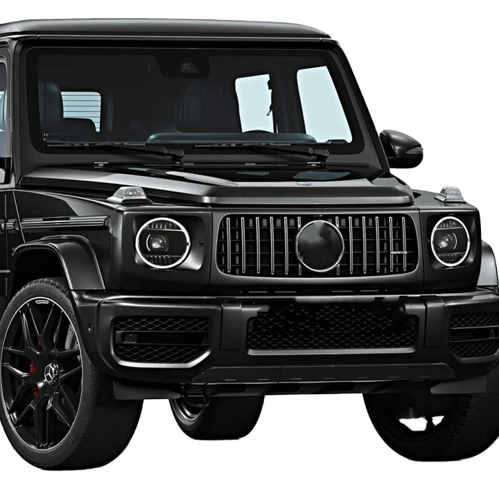 Car Craft Compatible With Mercedes Benz G Class G Wagon W464 2019-2023 Upgrade Facelift Convert To Amg G63 G55 Bodykit Front Bumper Grill Skirt Trim Wheel Arch