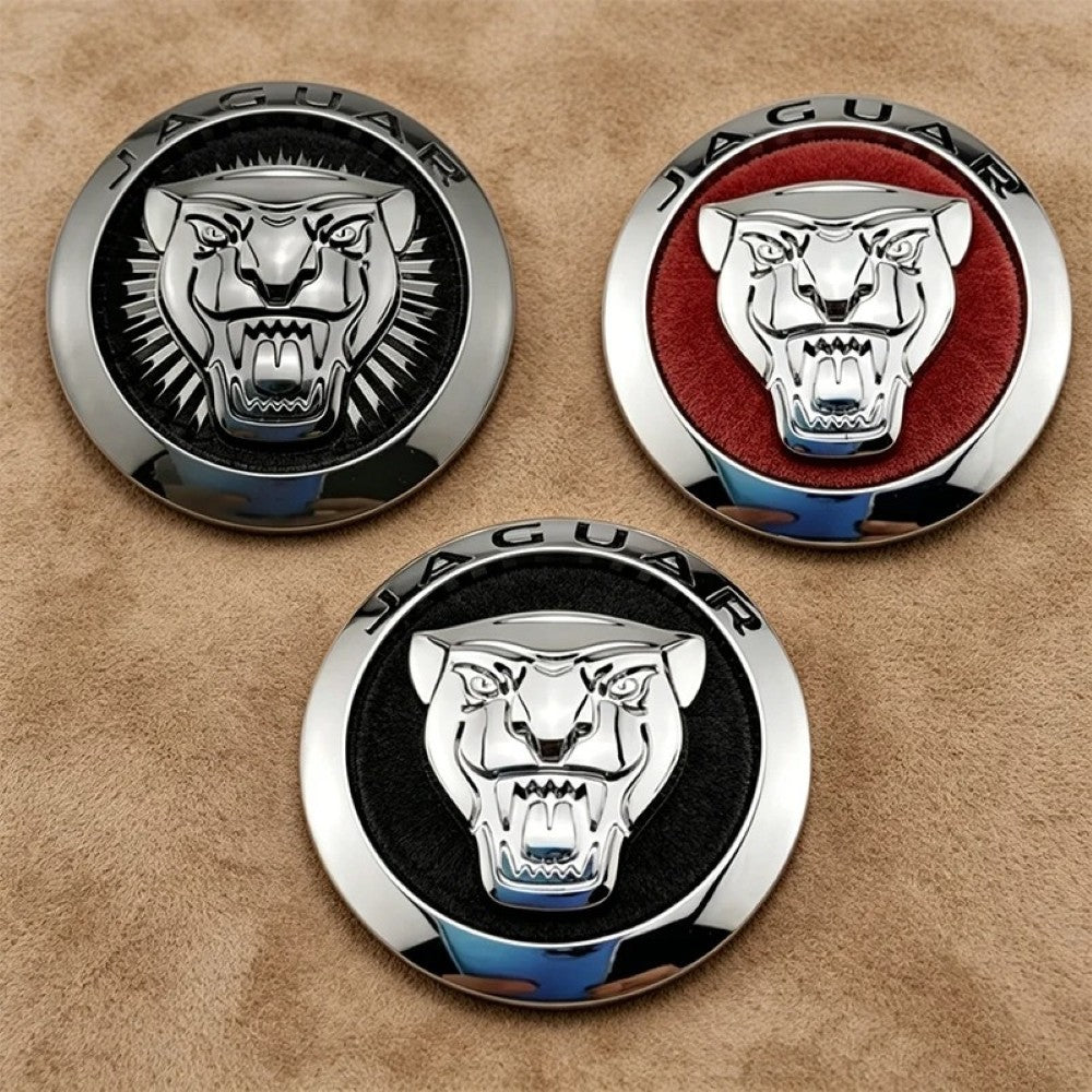 Car Craft Compatible With Jaguar Xf Xe Xjl Xfs Xkr F Pace Letter Logo Badge Emblem Sticker Chrome Grill Logo