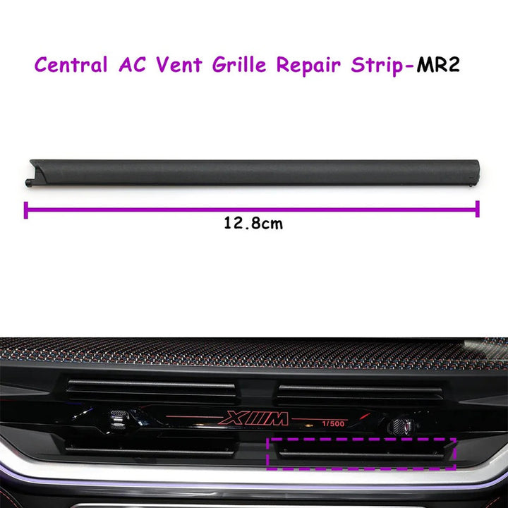 Car Craft Compatible With Bmw X5 G05 G18 F95 Ms 2023-2025 X6 G06 F96 Ms 2023-2025 X7 G07 2023-2025 Xm G09 2023-2025 Car Ac Air Vent Grille Slider Trim 64225a23596-mr2 Middle Centre Right 2