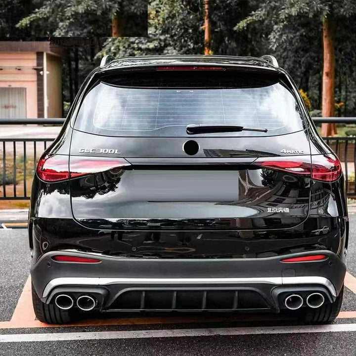 Car Craft Compatible With Mercedes Benz Glc W254 2023-2026 Upgrade Facelift Convert To Glc63 Amg Bodykit Front Rear Bumper Skirt Gril Diffuser Exhaust Pipe Tip Wheel Arch