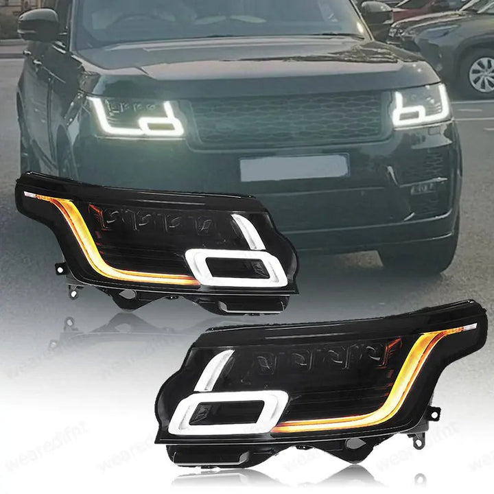 Car Craft Compatible With Land Range Rover Vogue L405 2013-2017 Car Front Upgraded Head Light Lamp Xenon Headlight Retrofit Upgrade Modified Led Drl Hid 2022 Style