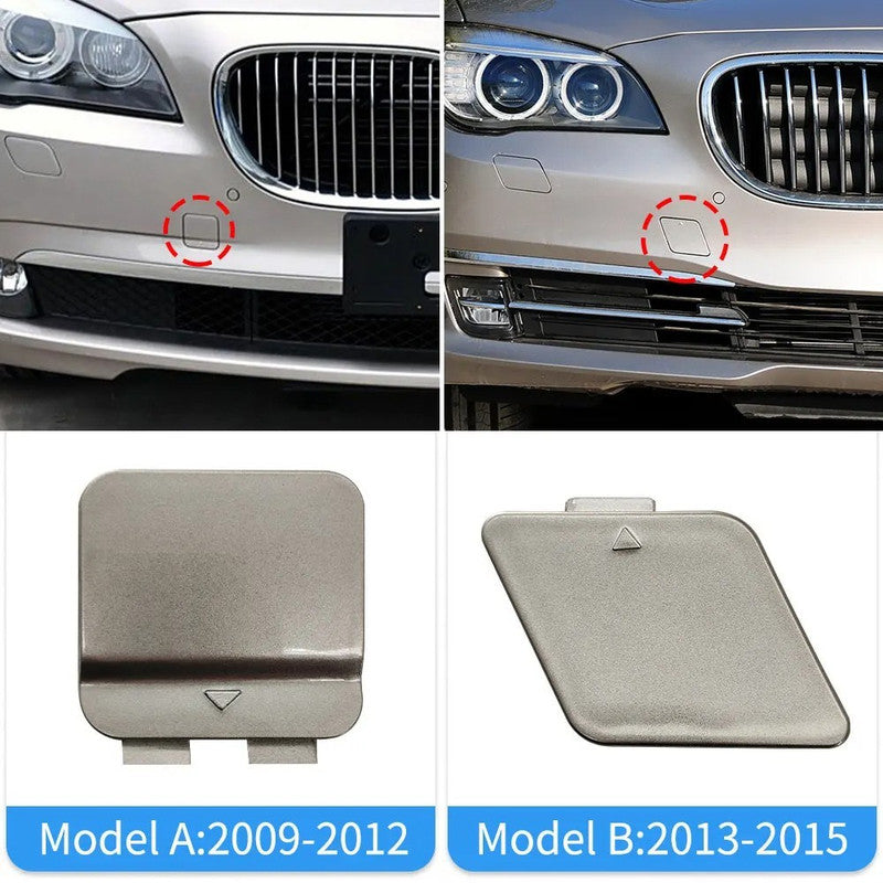 Car Craft Compatible With Bmw 7 Series F02 2009-2012 Front Bumper Tow Hook Towing Tochan Trailer Cover 51117210880 Unpainted A - CAR CRAFT INDIA