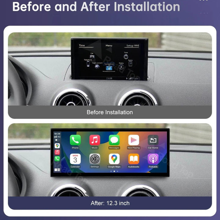 Car Craft Compatible With Audi A3 S3 2013-2020 Android Multimedia Infotainment Touchscreen Dvd Player Wireless Carplay Android Auto 4gb +64gb 10.25 Inch - CAR CRAFT INDIA