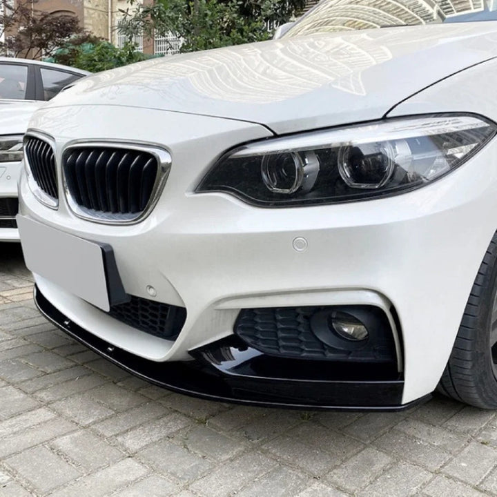 Car Craft Compatible With Bmw 2 Series F22 2014-2019 Upgraded Facelift Convert To M Sport M Tech Mt Bodykit Front Bumper Lip Skirt Trim M Performance Mp Style Gc F22/23-013/014 Usa