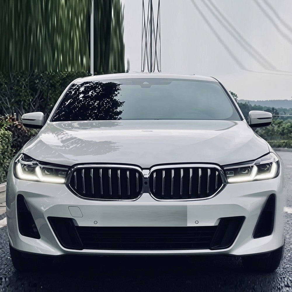 Car Craft Compatible With Bmw 6 Series Gt G32 2018-2020 To 2021+ Lci Upgrade Facelift Conversion Bodykit Bumper Headlight CC-8544