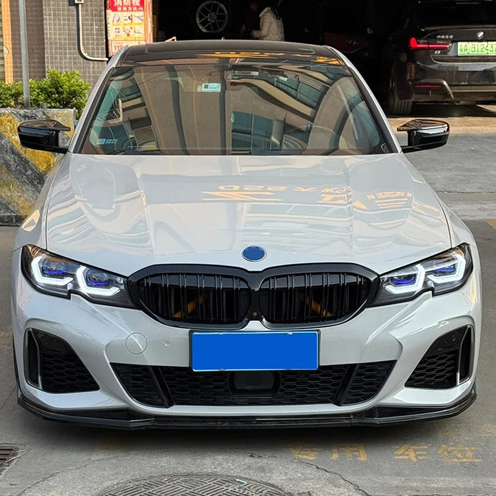 Car Craft Compatible With Bmw 3 Series G20 2019-2022 Car Front Upgraded Head Light Lamp Xenon Headlight Retrofit Upgrade Modified Led Drl Hid G80 Style With Yelllow Drl
